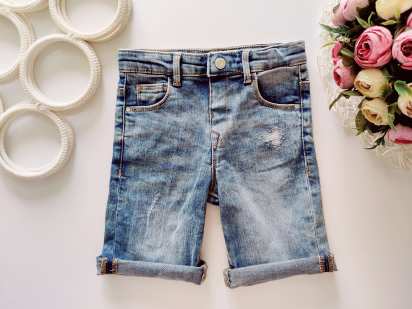 5,6 років, зріст 110,116 Сині джинсові шорти Qutfit