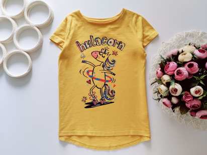 9,10 років, зріст 134,140 Красива футболка з однорогом