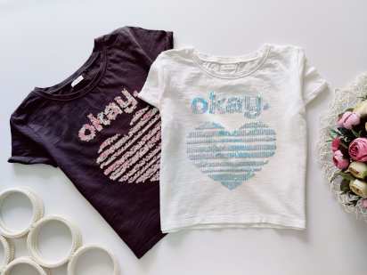 7 років, зріст 122 Футболка у паєтках