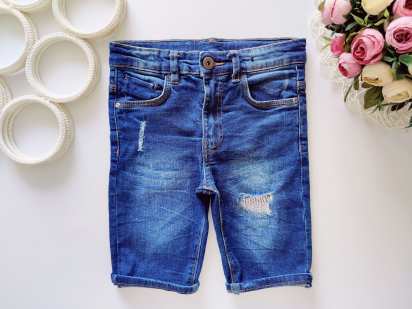 8 років, зріст 128 Модні джинсові шорти
