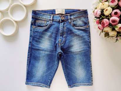 11 років, зріст 146 Стрейчові джинсові шорти