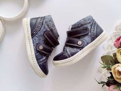 24 (15,5 см) Шкіряні демісезонні черевики для дівчинки