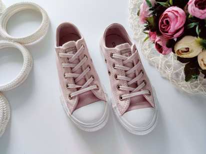 28,5 (19 см) Шкіряні ортопедичні кеди для дівчинки