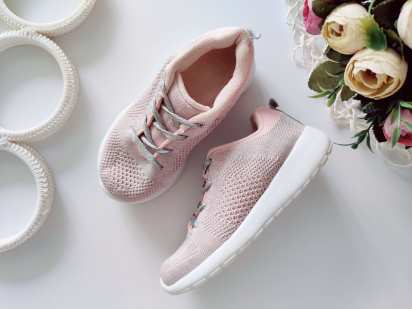 27 (18 см) Легкі дитячі кросівки для дівчинки