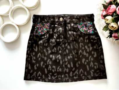 10,11 років, зріст 140,146 Чорна спідниця з паєтками