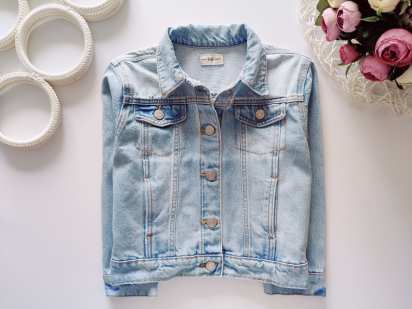 2,3 роки, зріст 98 Джинсівка дитяча блакитна