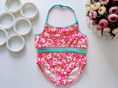 9,10 років, зріст 140 Роздільний дитячий купальник MiniBoden