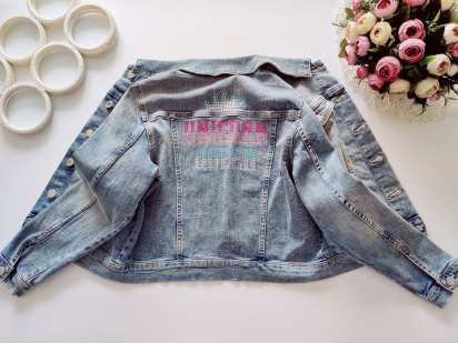 10,11 років, зріст 146 Модна стрейчева дитяча джинсівка