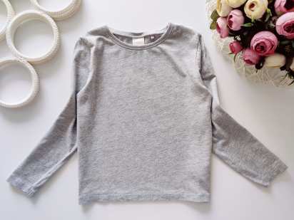 3,4 года, рост 104 Детский серый реглан