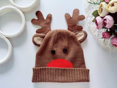 Дитяча шапка олень