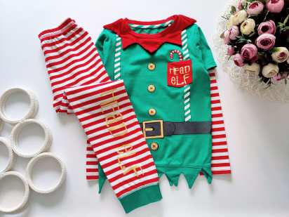 7,8 років, зріст 122,128 Новорічна дитяча піжама