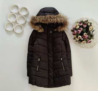 9,10 років, зріст 140 Зимова курточка для дівчинки