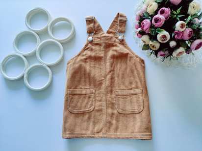 18,23 мес, рост 86,92 Теплый вельветовый сарафан