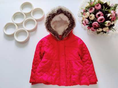 12,18 мес рост 86 Теплая демисезонная детская куртка