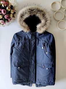 7,8 років, зріст 122,128 Тепла дитяча куртка для хлопчика