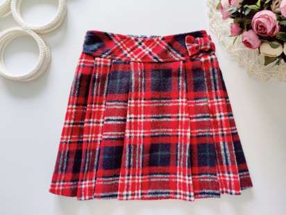 4,5 лет, рост 104,110 Теплая детская юбка