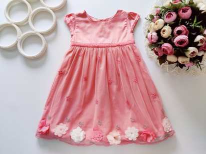 12,18 мес рост 80,86 Красивое нарядное детское платье