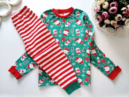 9,10 лет, рост 140,146 Новогодняя детская пижама