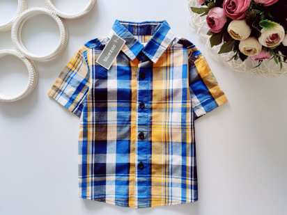 12,18 міс, зріст 86 Красива нова літня сорочка