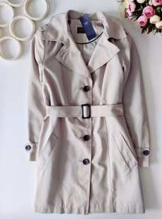 14\42 Новий жіночий бежевий тренч \ плащ