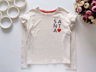 10 років, зріст 140 Лонгслів Санта