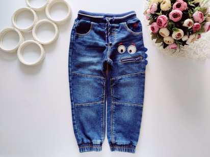 3,4 роки, зріст 98,104 Щільні джинси на резинці