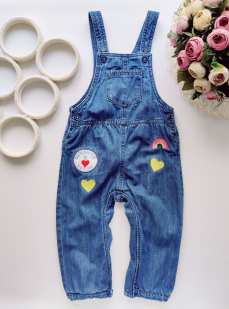 12,18 міс, зріст 83 Джинсовий комбінезон утеплений
