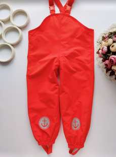 3,4 роки, зріст 98,104 Яскравий напівкомбінезон зі світловідбивачами