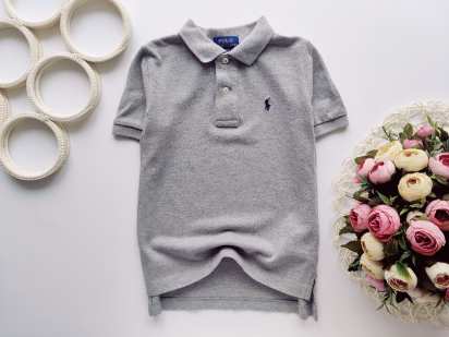2 года, рост 92 Серое оригинальное поло