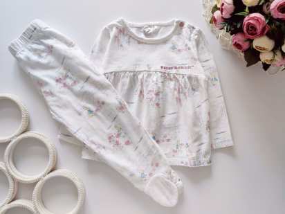 12,18 мес, рост 80,86 Комплект в кроликах