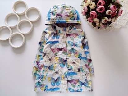 1,5,2 роки, зріст 92 Вітрівка непромокайка на х\б підкладці