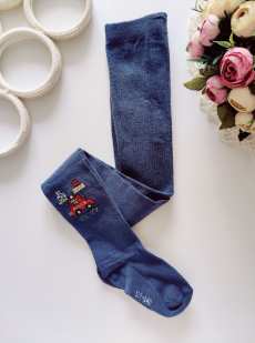 зріст 128-140 Нові колготки для хлопчика з поліцейською машиною