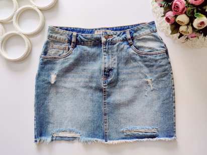 12\40\8\44 Модна рвана жіноча спідниця