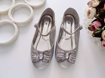 35 (22,5 см) Блискучі туфлі для дівчинки