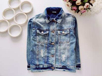 6,7 років, зріст 122 Модна дитяча джинсівка