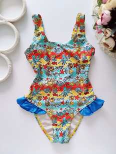 5,6 лет, рост 116 Купальник в медузах