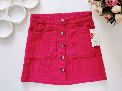 10,11 років, зріст 140,146 Нова вельветова спідниця
