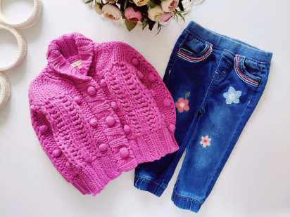 9,12 мес, рост 74,80 Теплая кофта и джинсы