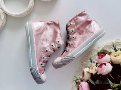 28 (18,5 см) Хайтопи для дівчинки