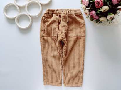 3,4 роки, зріст 104 Штани макровельвет на резинці