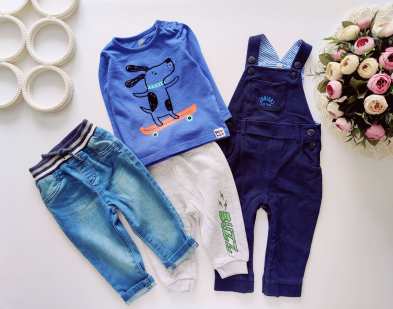 6,9 мес, рост 74 Реглан, ромпер, джинсы, штаны на флисе