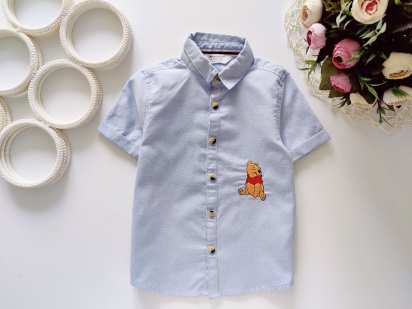 18,24 мес, рост 92 Рубашка для мальчика