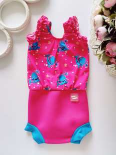 1-2 года, рост 80-92 Купальник с памперсом Water babies