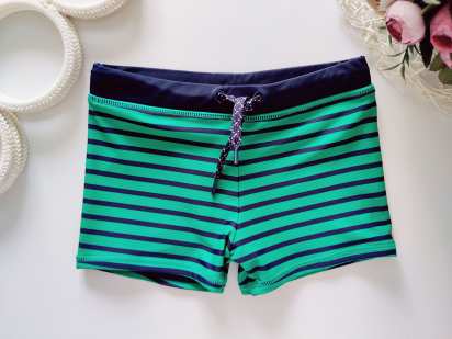 4,5 років, зріст 110 Нові зелені смугасті плавки шортикмі