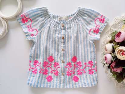 12,18 мес, рост 86 Брендовая вышиванка