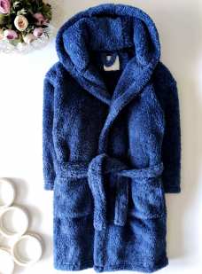7,8 років, зріст 128 Теплий пухнастий халат
