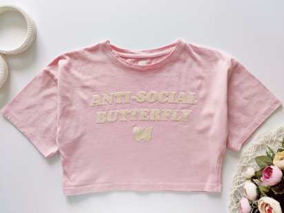 10,11 років, зріст 146 Пудровий топ