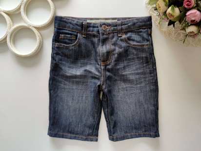 8,9 лет, рост 134 Джинсовые шорты