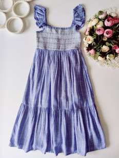 5,6 лет, рост 110,116 Красивый легкий сарафан