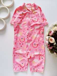 3,4 роки, зріст 98,104 Купальний костюм з єдинорогами